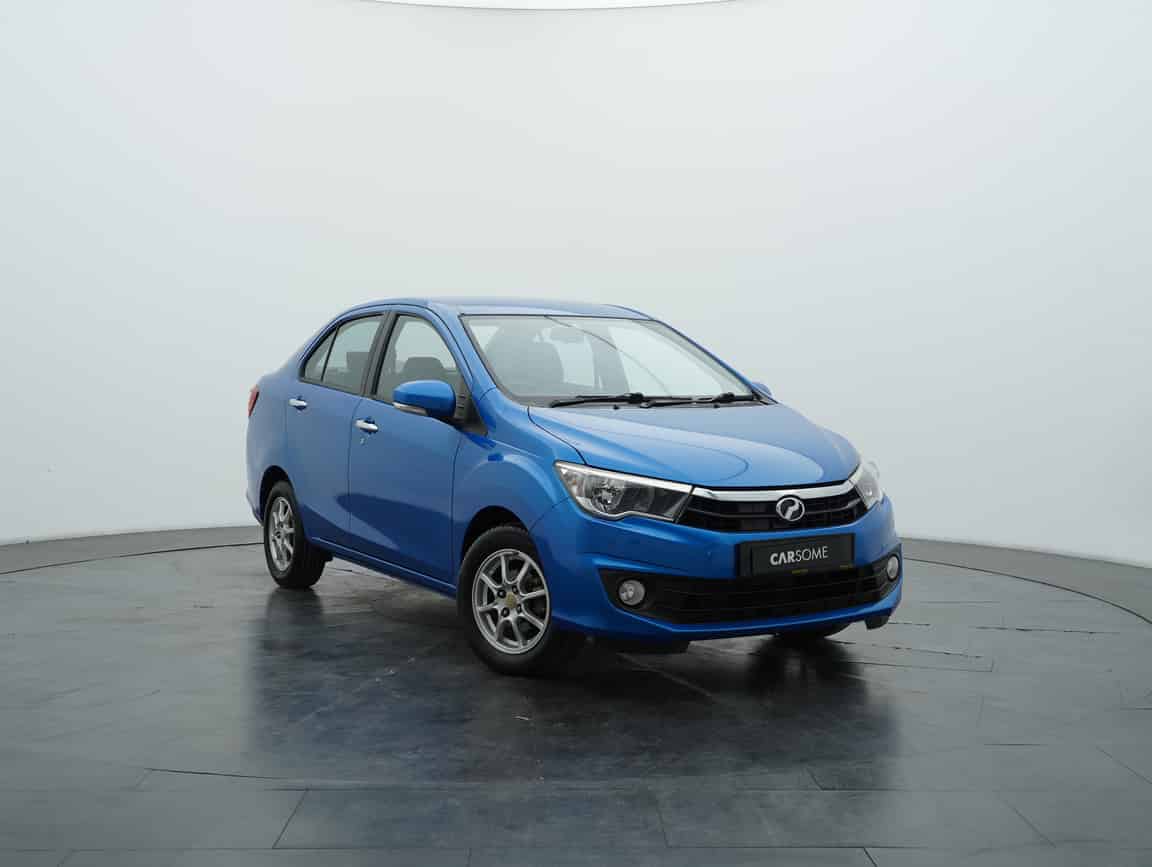 Perodua_Bezza_2018_Blue_B2C_CARSOME