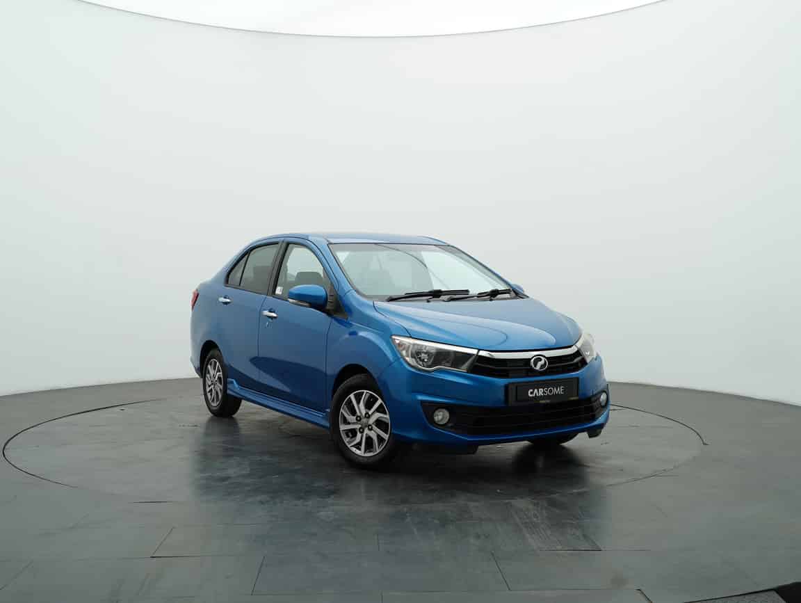 Perodua_Bezza_2018_Blue_B2C_CARSOME