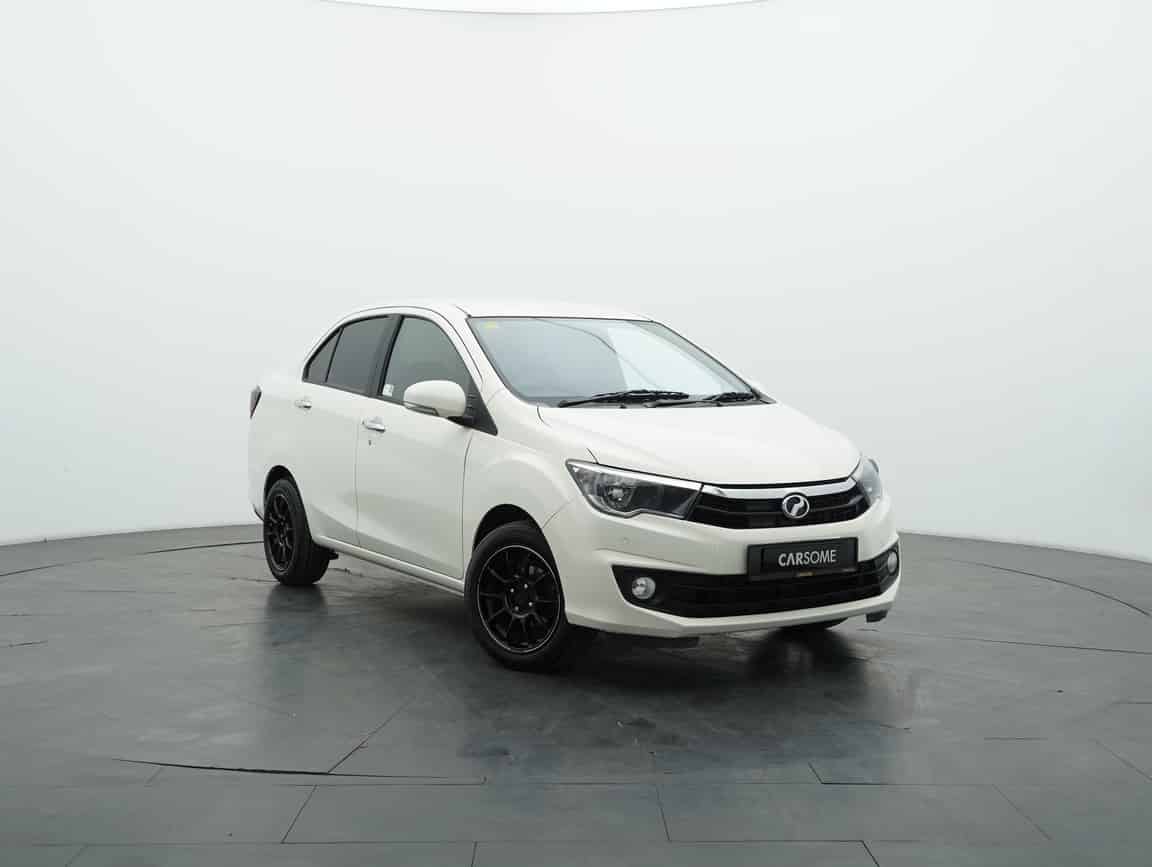 Perodua_Bezza_2019_White_B2C_CARSOME