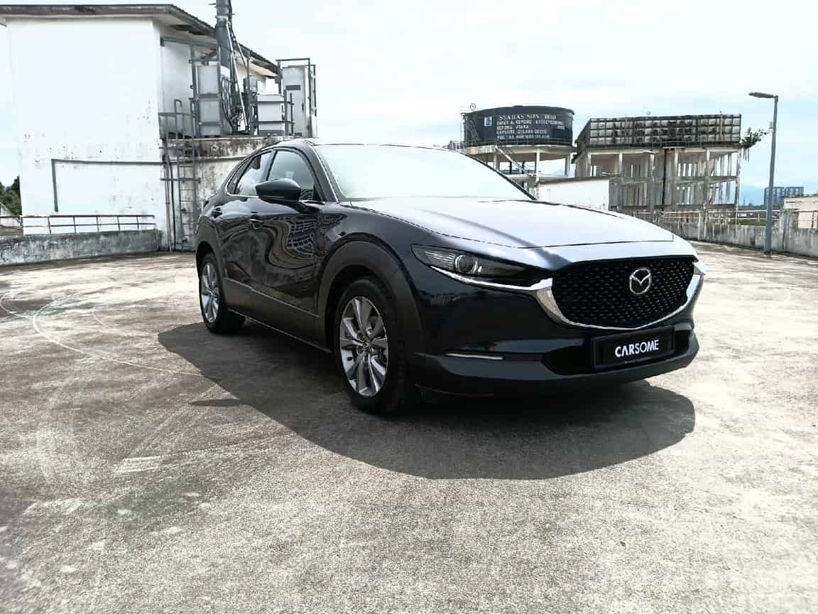 Mazda_CX-30_2021_Biru_B2C_CARSOME